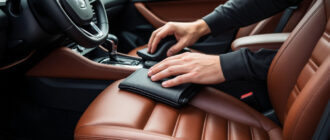 Уход за салоном автомобиля из экокожи